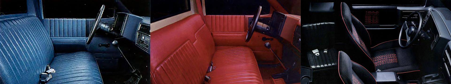 Chevrolet S-10 Interior Options