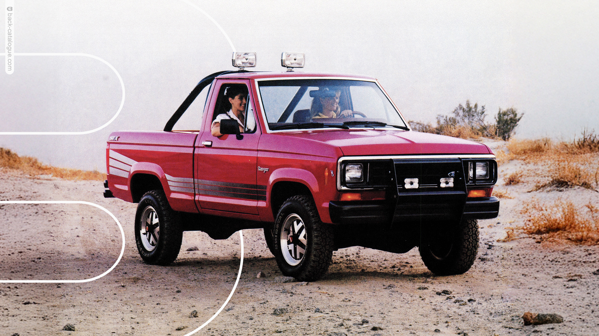 Ford Ranger STX Pickup Red Track