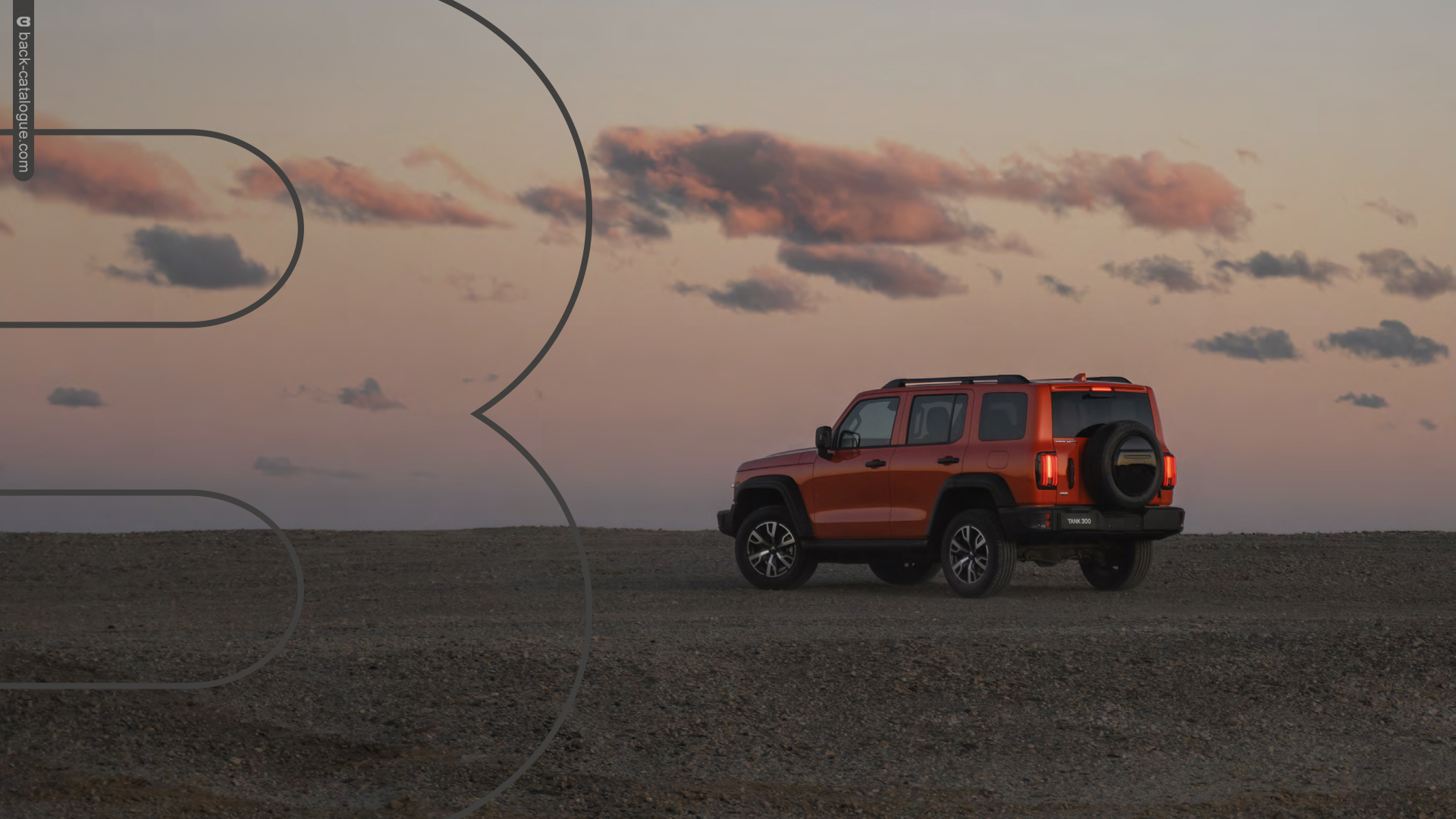 GWM Tank 300 Orange dirt
