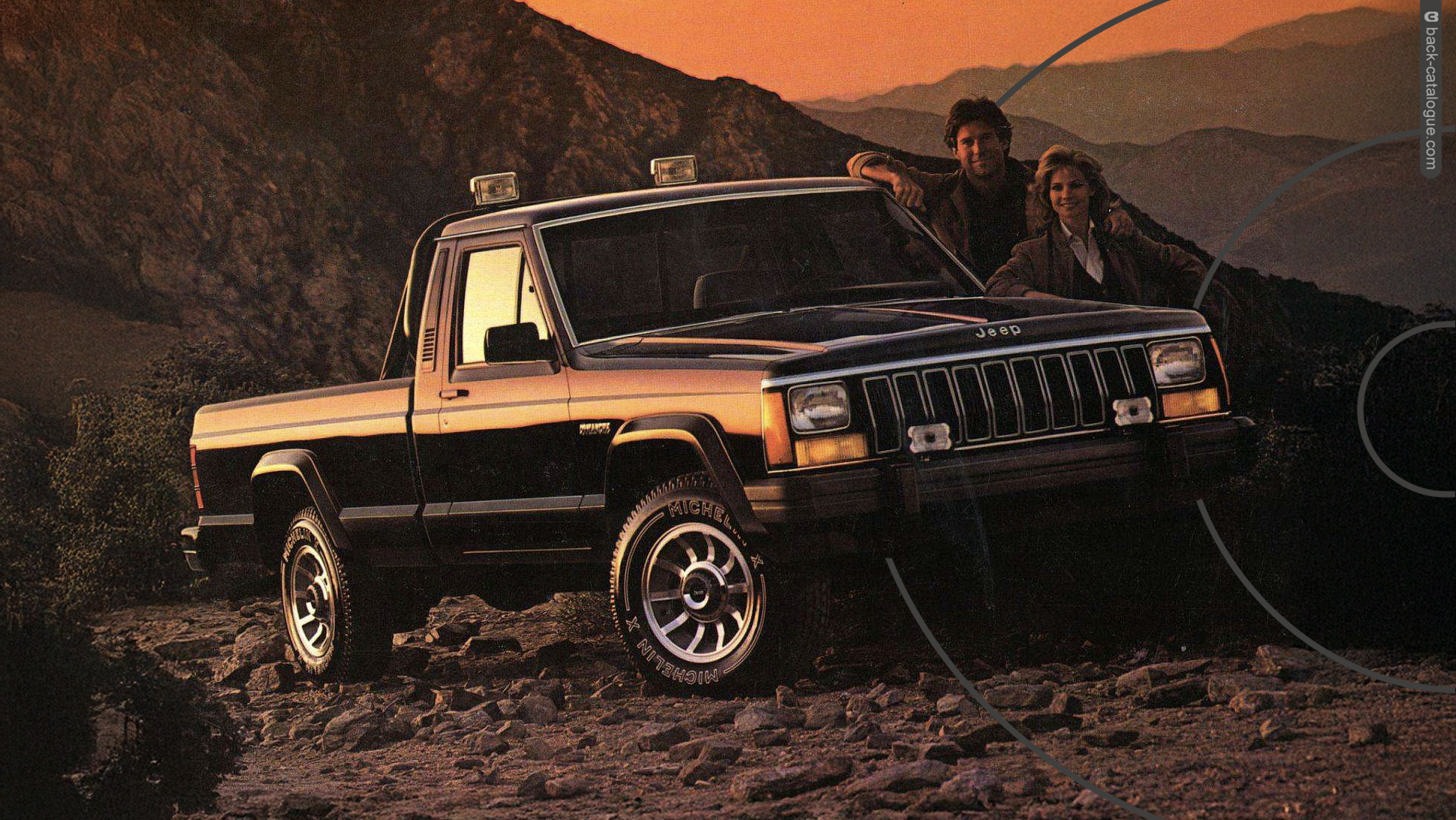 1986-jeep-comanche-x-4wd-original-brochure-cover-car-back-catalogue-1