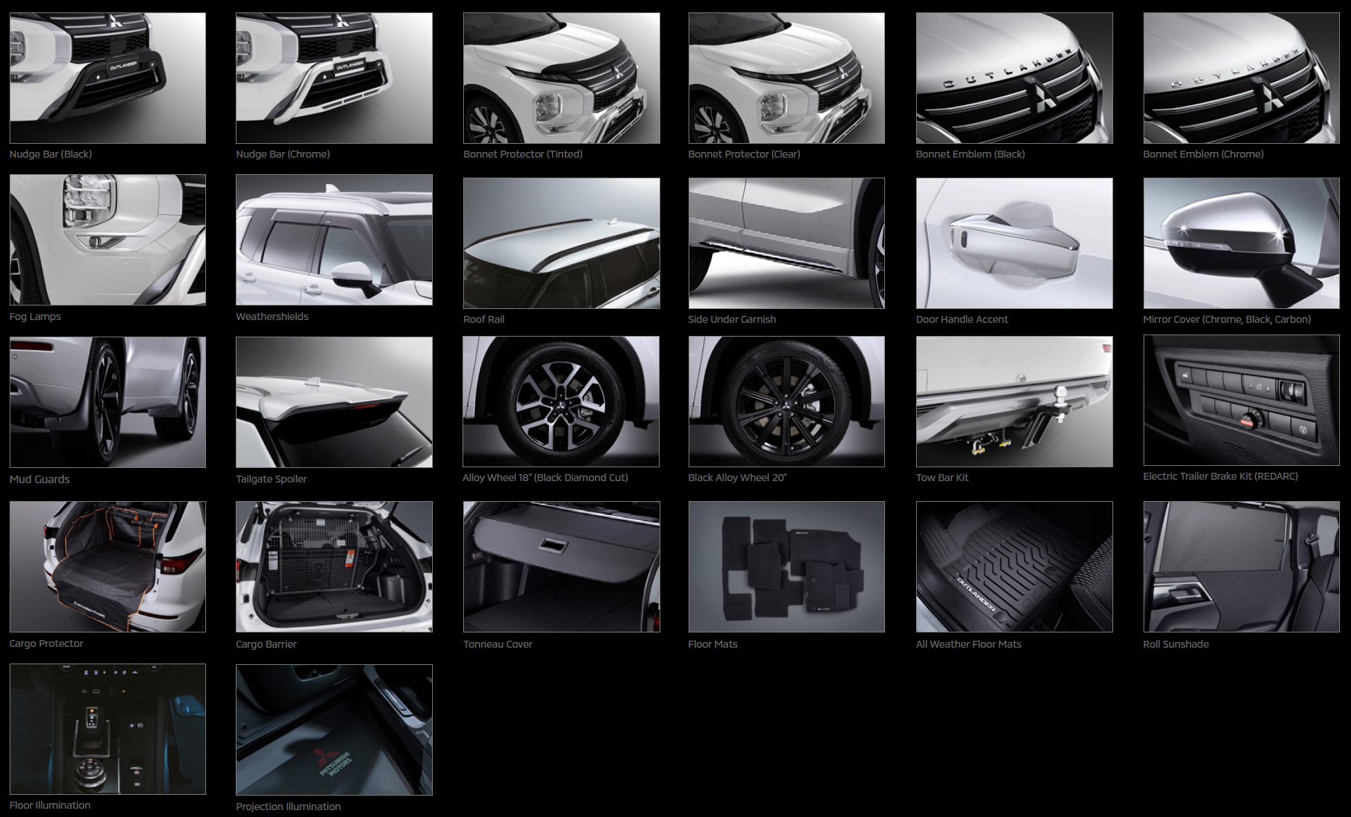 2025-mitsubishi-outlander-accessories-car-back-catalogue