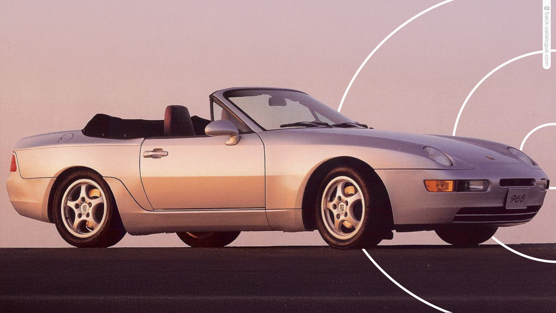 1993 Porsche 968 Cabriolet Silver