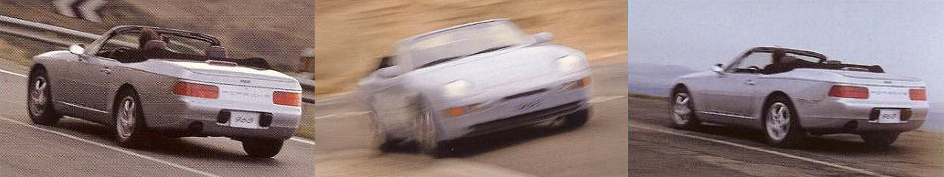 Porsche 968 Cabriolet Driving