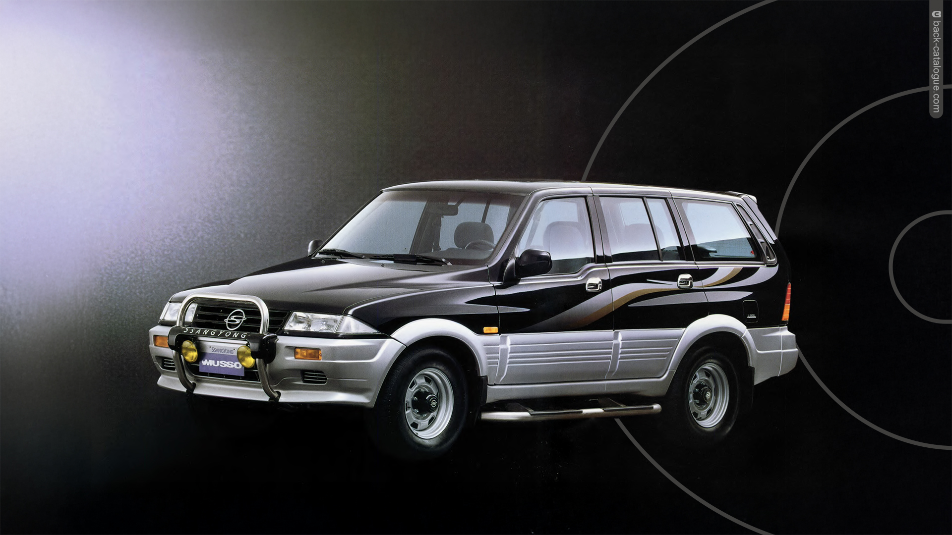1995-ssangyong-musso-black-car-back-catalogue-1