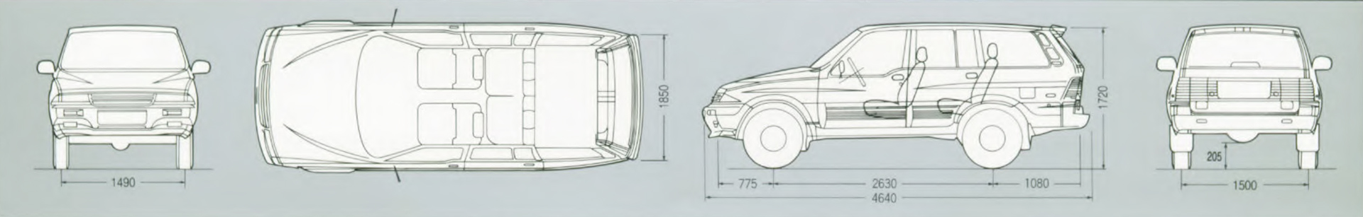 1995-ssangyong-musso-sizes-car-back-catalogue-1