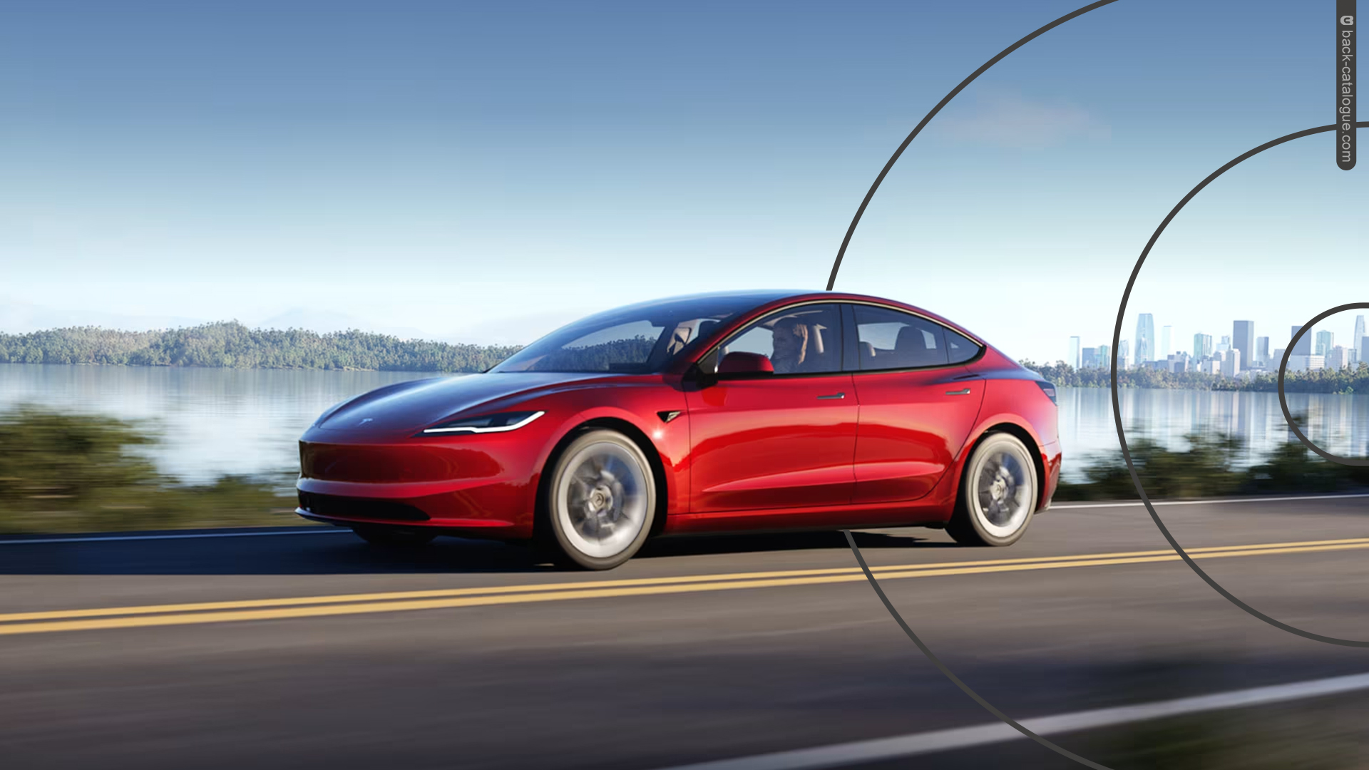 2025-tesla-model-3-red-road-car-back-catalogue