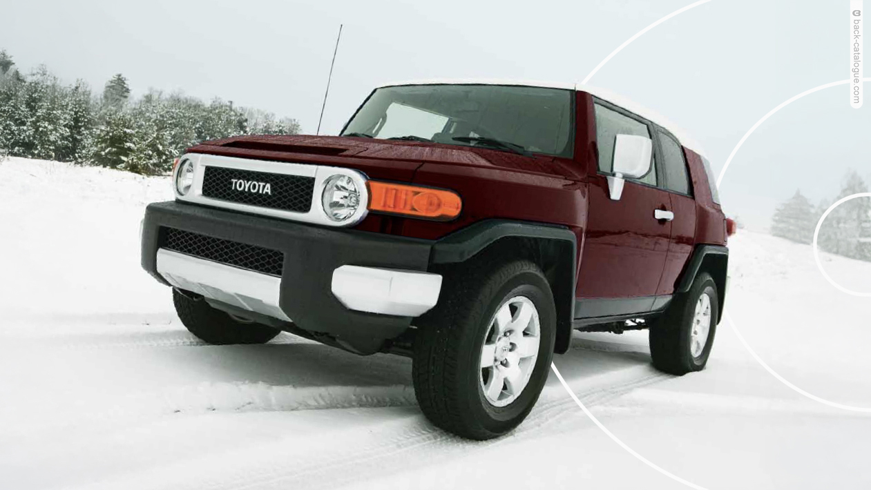 2010 Toyota FJ Cruiser Red Snow